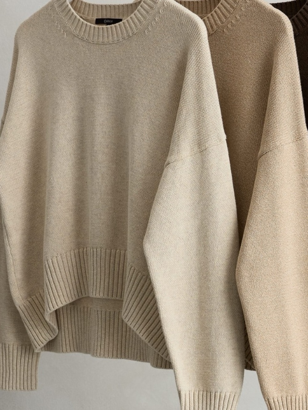 Quince 100% Organic Cotton Boyfriend Crew Sweater